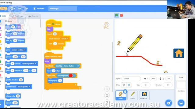 Making a Lemmings game with Scratch 3.0 (Highlights) смотреть онлайн