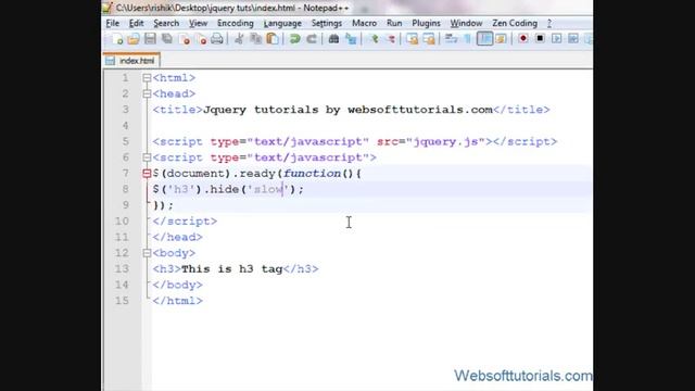 jquery tutorials for beginner - 4 - document.ready function смотреть онлайн