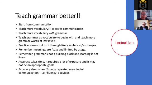 Teaching Grammar through Lexis смотреть онлайн