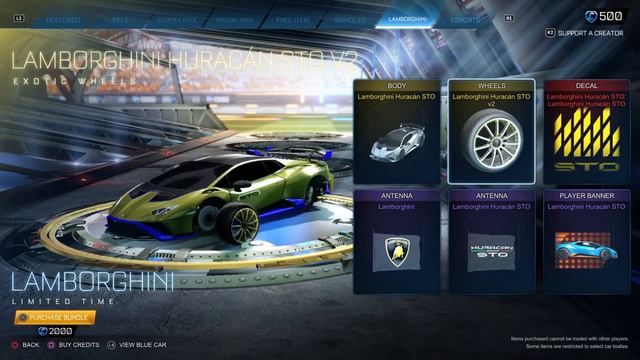 How To Claim FREE Lamborghini Huracan STO Banner Rocket League Limited Time Bundle c2000 Body Wheel смотреть онлайн