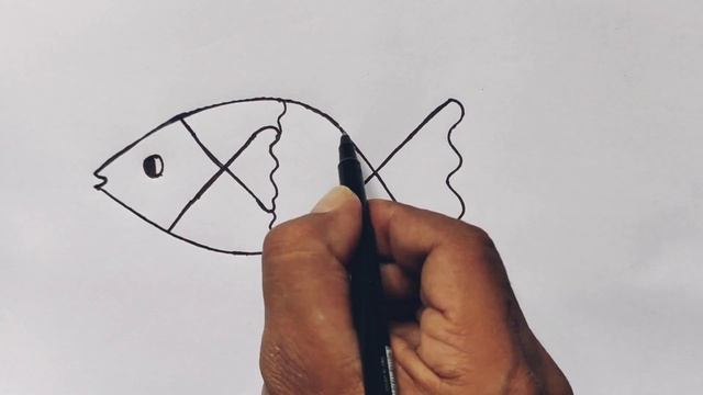 How to draw Fish From XX Letter | Easy Fish Drawing | Letter Drawing смотреть онлайн