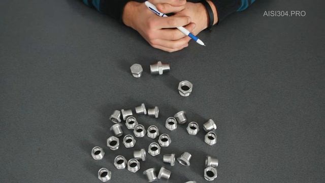 Футорка нержавеющая переходная наружная - внутренняя резьба смотреть онлайн