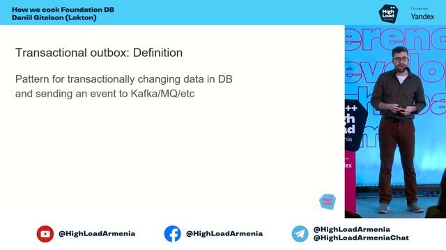 How we cook Foundation DB / Daniil Gitelson (OW Service) смотреть онлайн
