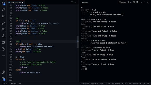 Learning all Python Operators in under 12 Minutes смотреть онлайн