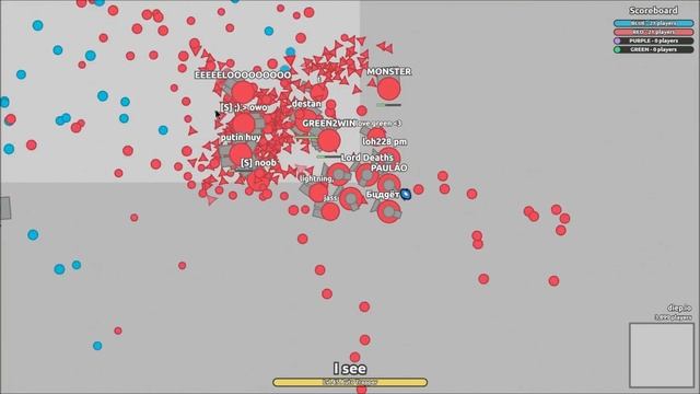 This is WAR!! - diep.io protecting the corner смотреть онлайн