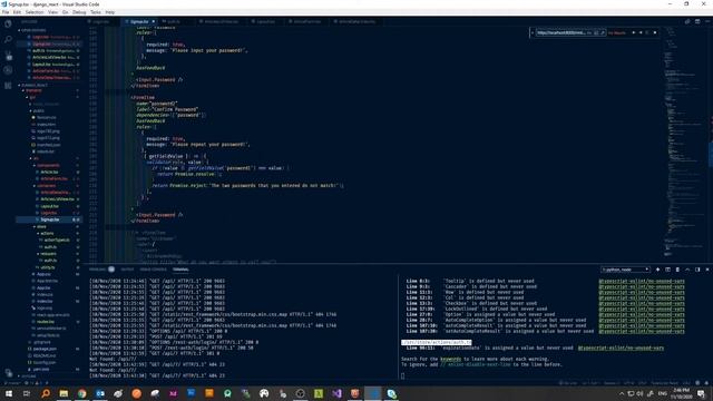 Full Stack app boilerplatte [ VSCode, django, react, redux, antd with TS 2021][part2] смотреть онлайн