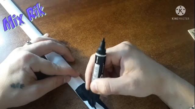 Как сделать меч KATANA, из бумаги А4 /оригами/ поделки из бумаги. смотреть онлайн