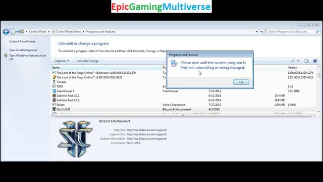 Tutorial For How To Uninstall StarCraft 2 On The PC смотреть онлайн