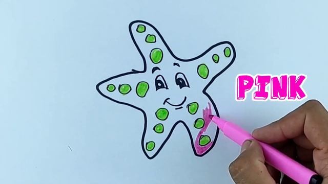 How to draw a starfish for children/Как нарисовать морскую звезду для детей смотреть онлайн