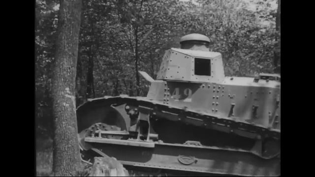 Renault FT WW1 Light Tank Demonstration Test Video Vintage Footage Forerunner of M1917 (Silent) смотреть онлайн