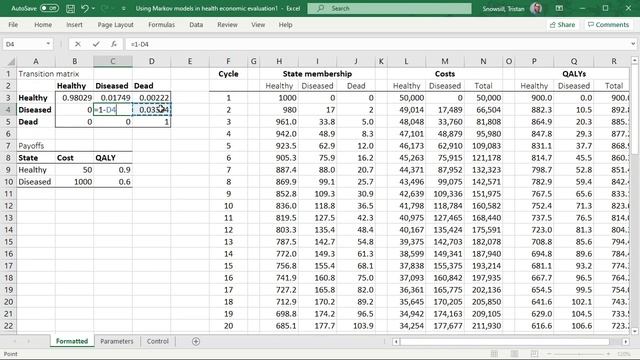 Markov cohort simulation in Excel - Probabilistic sensitivity analysis (Part 1) смотреть онлайн