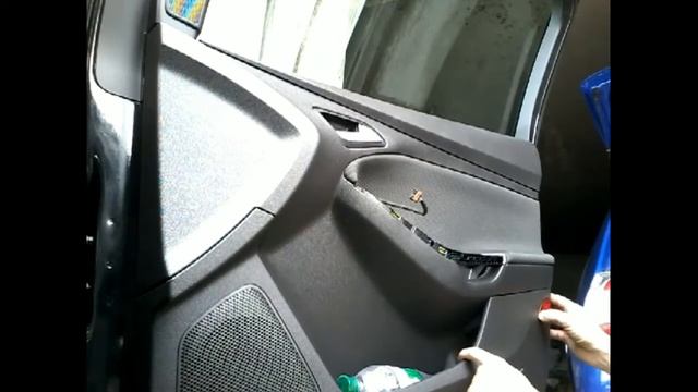 Как снять обшивку карту передней двери FORD FOCUS MK3 demontaz zamiana boczka drzwi przod/door pane смотреть онлайн