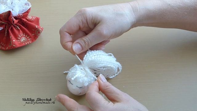 DIY Новогодняя кукла елочная игрушка своими руками. DIY Christmas doll Christmas tree toy.