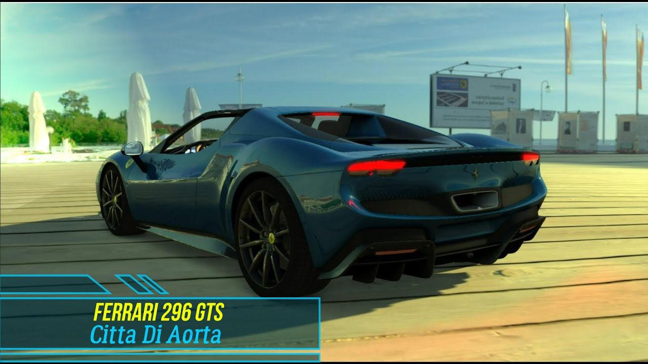 Ferrari 296 GTS - Citta Di Aorta / Assetto Corsa. смотреть онлайн