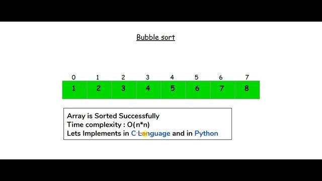 Bubble sort in Telugu | Learn in తెలుగు смотреть онлайн