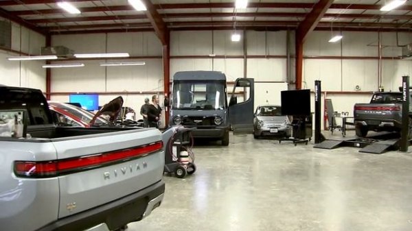 Rivian builds its electric vehicles in Illinois