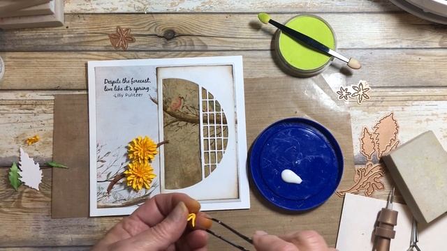 Spellbinders Kerria Japonica from Susan's Spring Flora by Susan Tierney-Cockburn How-To смотреть онлайн