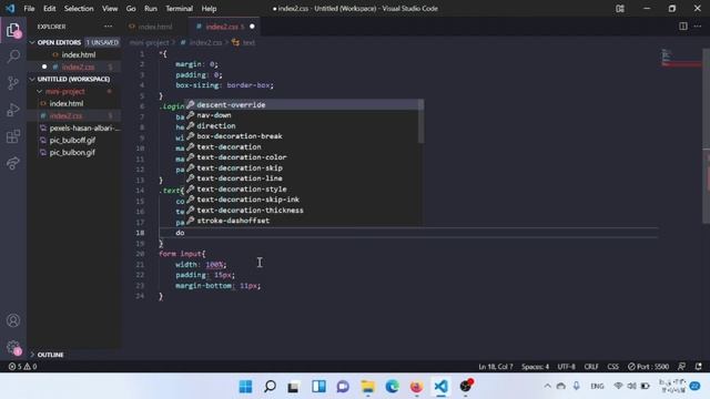 Simple design of ll login page by ll html and css смотреть онлайн