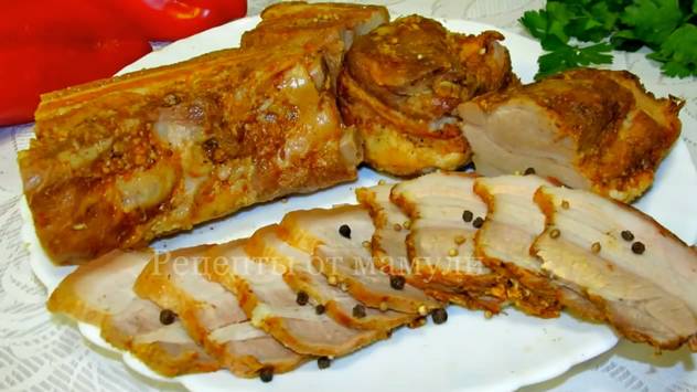 Для бутербродов сразу два рецепта грудинки. Натуральный продукт, что может быть лучше смотреть онлайн