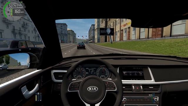 Fast drive KIA OPTIMA GT city car driving #66 смотреть онлайн