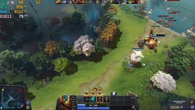 DOTA 2 i3-2100 GTX 650Ti DDR5 8GB RAM смотреть онлайн