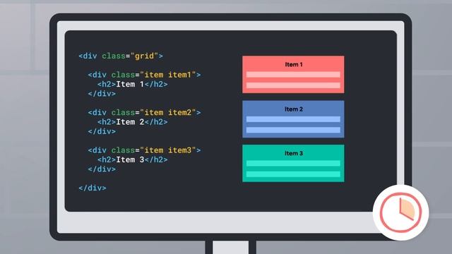 How to use CSS grid layout in 60 seconds! смотреть онлайн