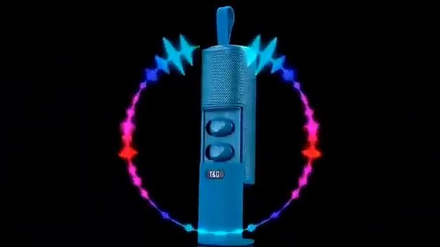 Портативна Bluetooth колонка з бездротовими навушниками TG807 смотреть онлайн