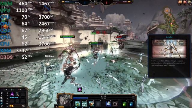 Smite AMD Ryzen 3 2200G Vega 8 Gameplay Benchmark Test смотреть онлайн