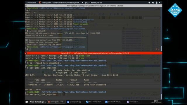 Taller de CTF IV: Reversing y Exploiting - Víctor Villar смотреть онлайн