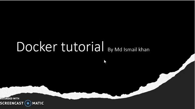1 Docker tutorial смотреть онлайн