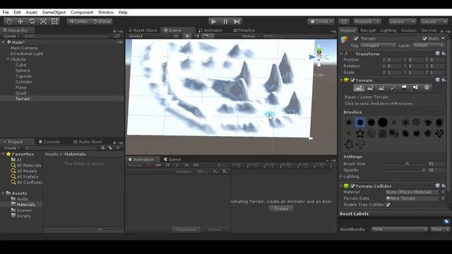 Создание 3D игры в Unity. #3 3D объекты смотреть онлайн