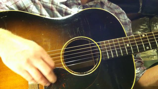 1952 Gibson J-45 Vintage Acoustic Guitar смотреть онлайн