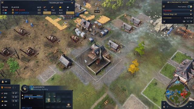 Pro 1v1 Cast - Franks vs Rus | Surprise Counter-Attack | Age of Empires 4 #8 смотреть онлайн
