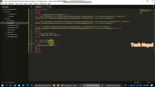 Bootstrap Tutorial In Nepali. part 1. смотреть онлайн