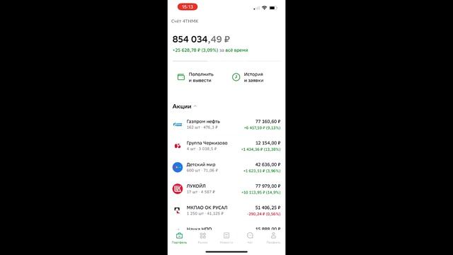 Мой портфель акций | Идеи по инвестициям | Какие акции покупал и продавал смотреть онлайн