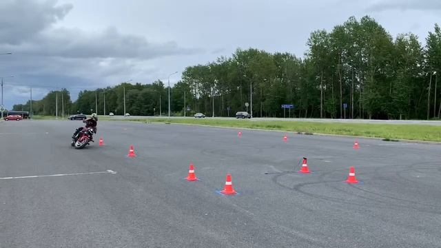 Gymkhana GP 2022 Stage 2/ Алёна Ковальчук/ Russia/ Suzuki GSX-R750 / Heat 1