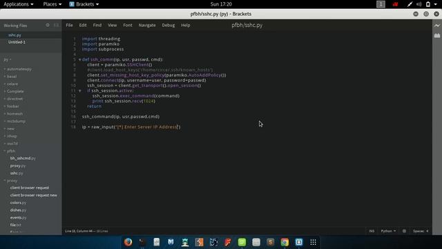Creating SSH Client with Python смотреть онлайн