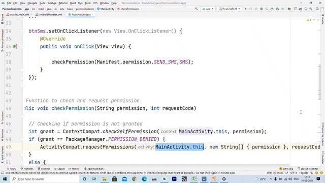 Permission Demonstration смотреть онлайн