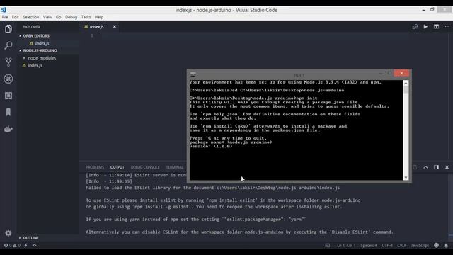 use Node.js and Arduino Using Johnny-five Example [ LED-RGB Raibow] смотреть онлайн