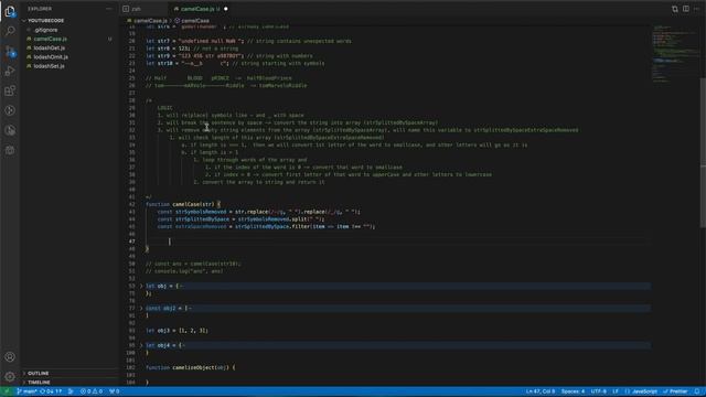 Lodash camelCase function implementation in JavaScript | Advance JavaScript | Interview Questions смотреть онлайн