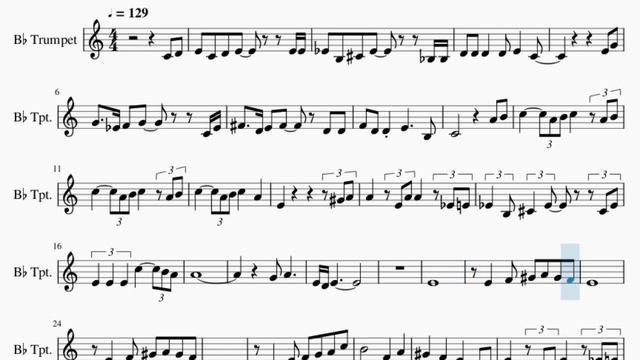 Trumpet Sheet Music: How to play Arabian Nights (Aladdin) by Will Smith смотреть онлайн