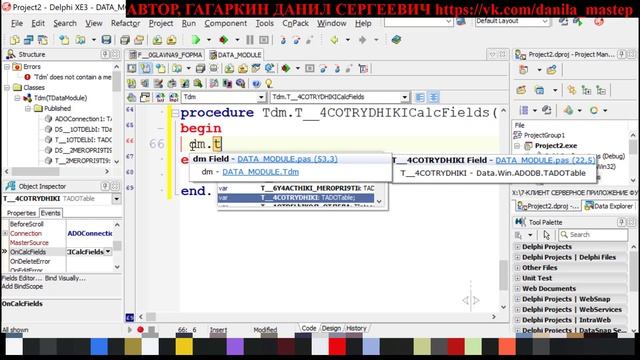 УРОКИ ПРОГРАММИРОВАНИЯ В ДЕЛФИ 39 ФУНКЦИОНАЛЬНЫЕ ВЫЧИСЛЕНИЯ ИЛИ ВЫЧИСЛЯЕМОЕ ПОЛЕ В ДЕЛФИ