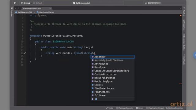 .NET Core - Ejercicio 9: Obtener la Versión de la CLR (Common Language Runtime) смотреть онлайн