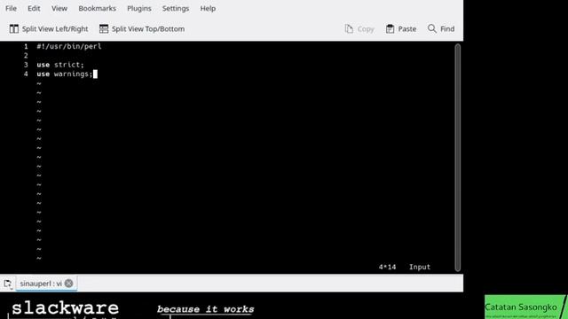 Hello World | Perl | Tutorial linux bahasa Indonesia смотреть онлайн