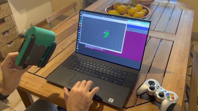 nanosaur and NVIDIA Isaac ROS visual SLAM смотреть онлайн