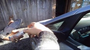 Как приклеить зеркало бокового вида.