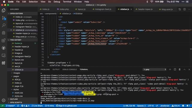 Convert a WordPress Them to Gatsby - Post page смотреть онлайн