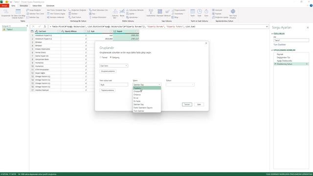 Excel'de Sorgu Ekranları ile Verileri Gruplayarak Toplamak- 868.video | Ömer BAĞCI смотреть онлайн