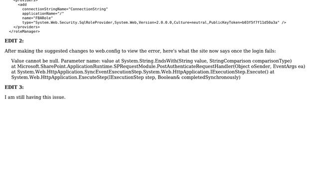 Sharepoint: 'Unknown error' on login with default FBA setup, an iisreset fixes for ~24hr смотреть онлайн