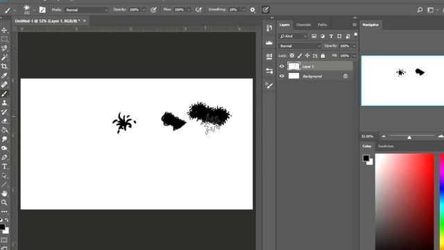 Make a Default Leaf Brush with photoshop. смотреть онлайн